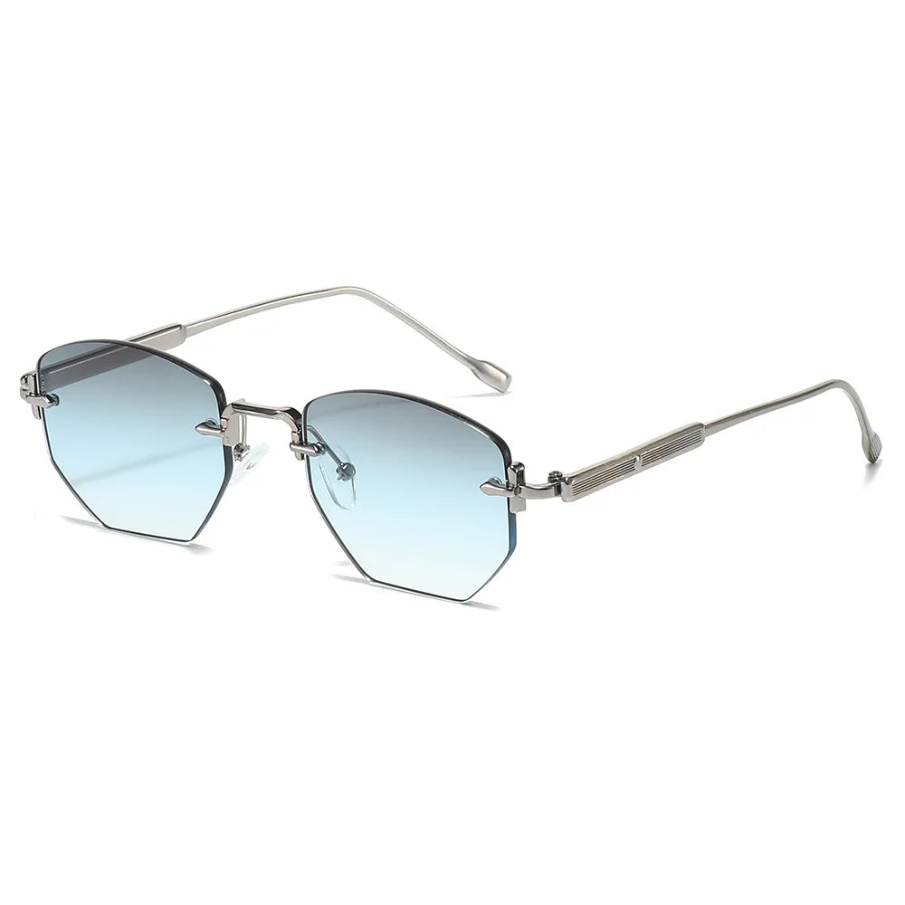Fashionable Polygonal Frameless glasses
