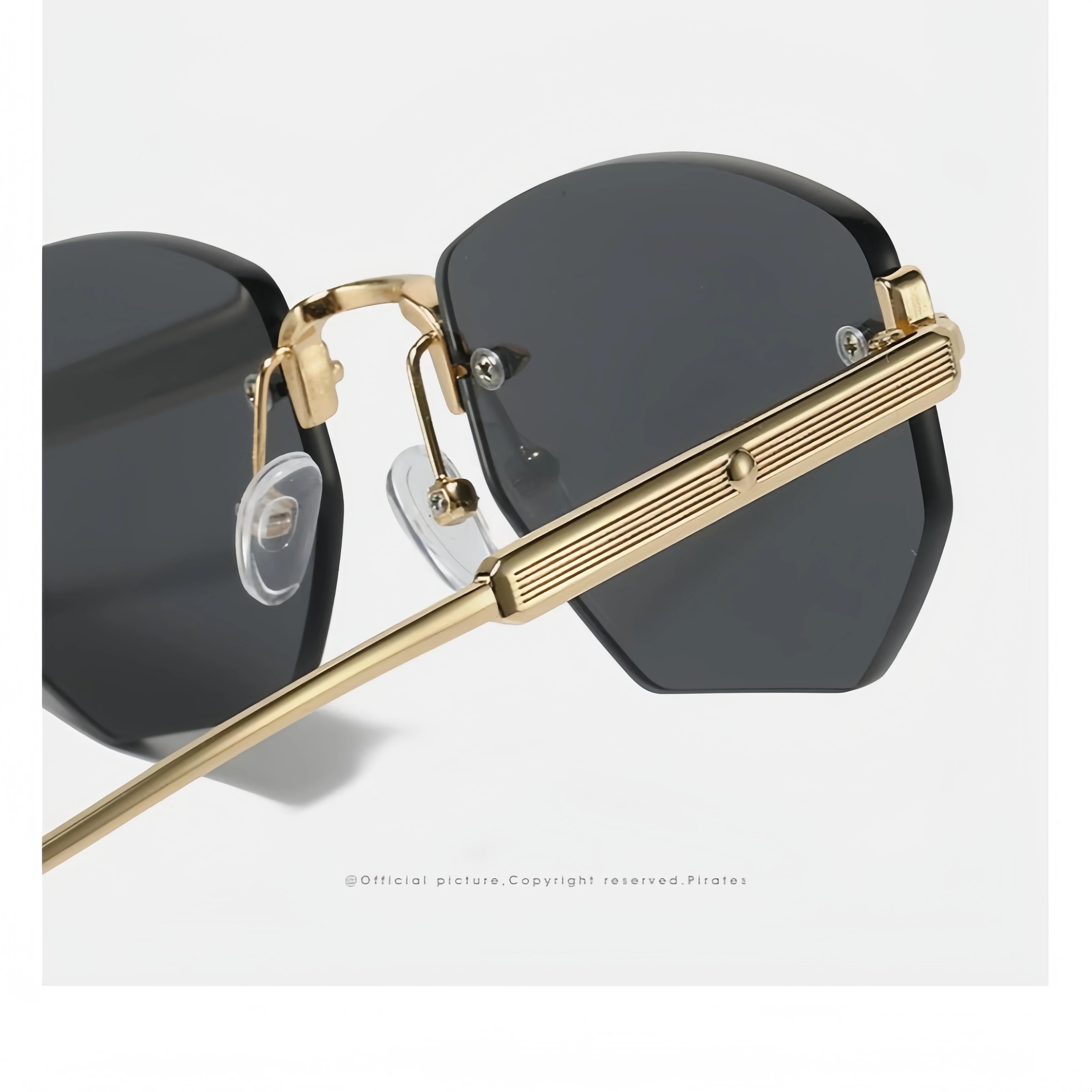 Fashionable Polygonal Frameless glasses