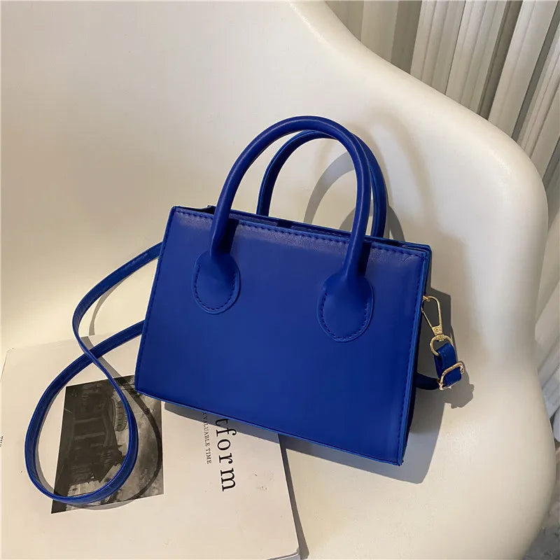 Elegant Black Handbag with Dual Handles